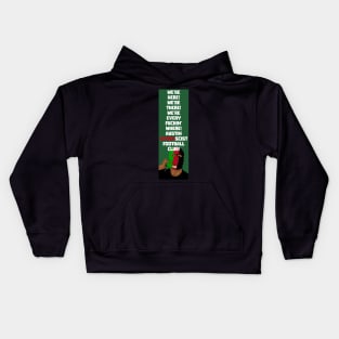 Anti Fascist Futbol Fans Are In Your Hood Kids Hoodie